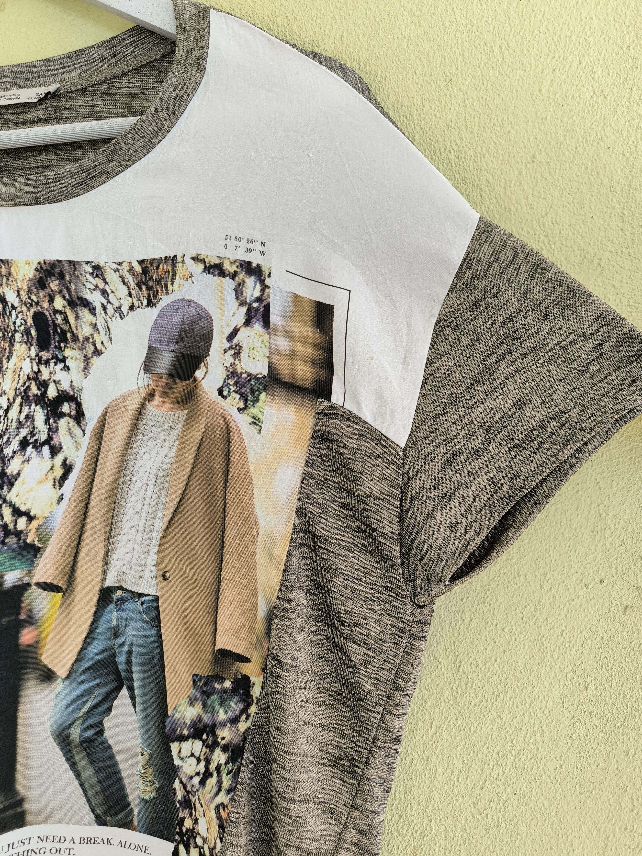Zara ZARA fall winter 2014 roundneck tee Size S / US 4 / IT 40 - 3 Thumbnail