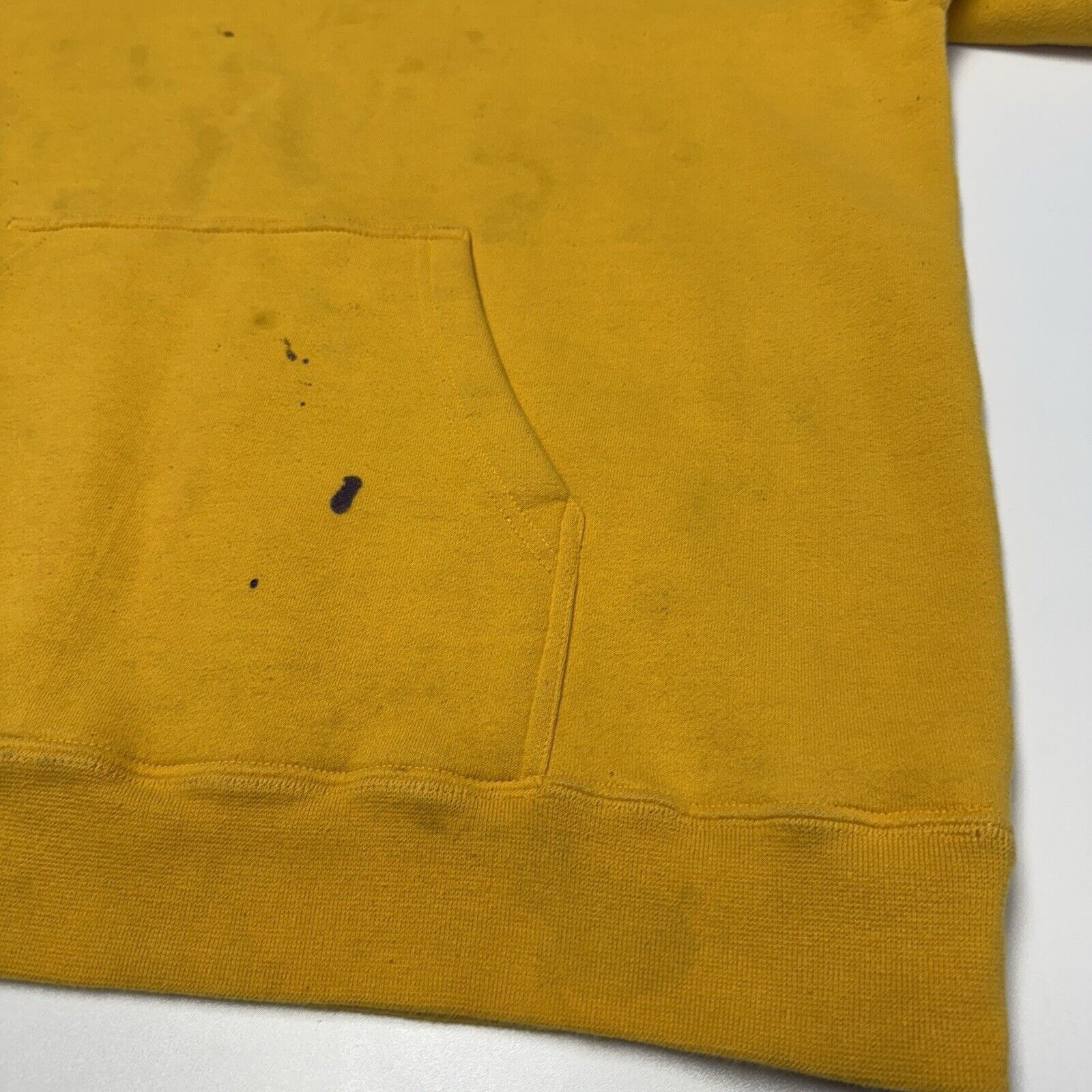 Stussy Stussy Blank Hoodie Mens Large Yellow Y2K Skate Sweatshirt B Size US L / EU 52-54 / 3 - 5 Thumbnail
