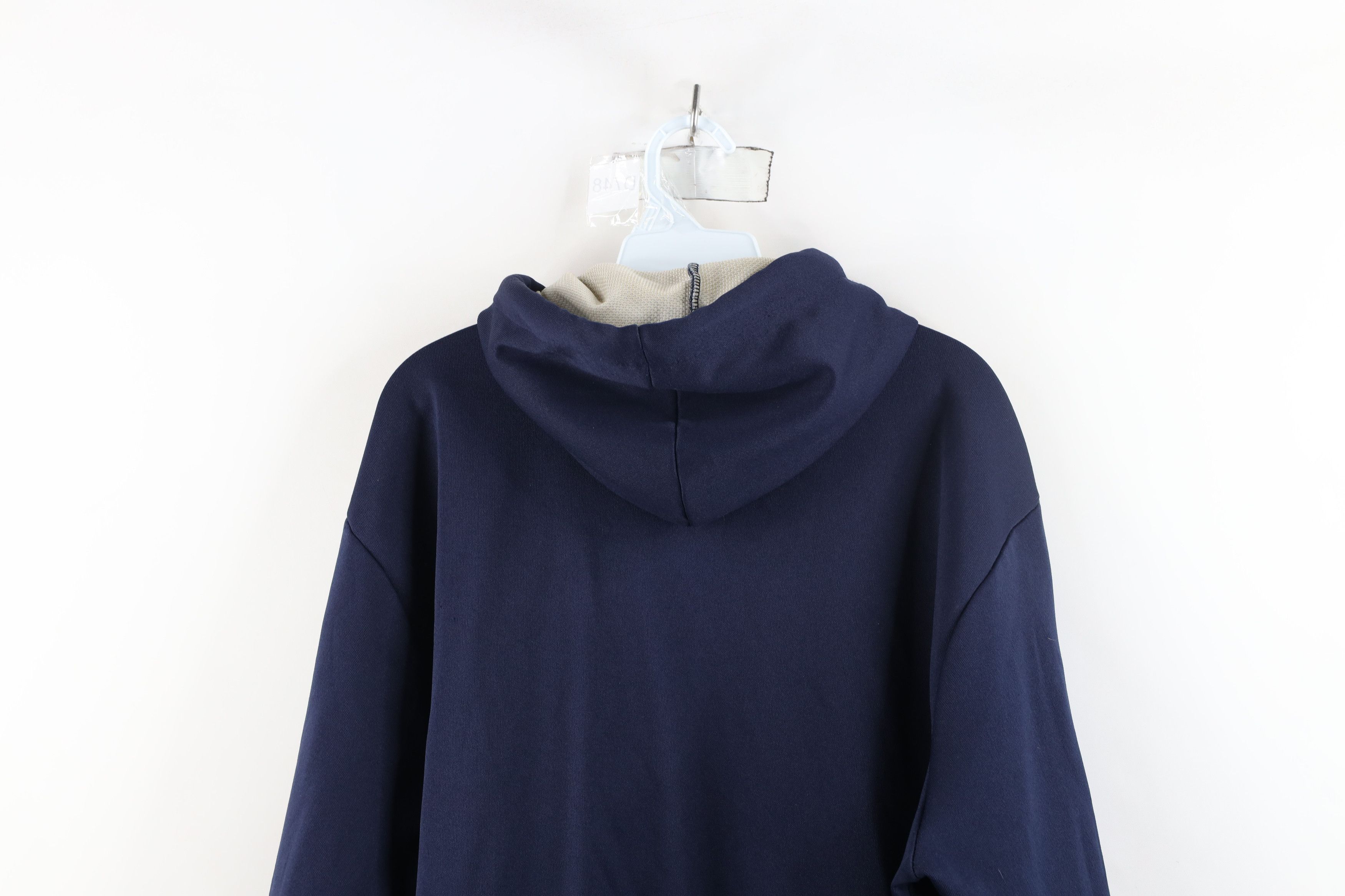 Vintage Vintage 70s Streetwear Thermal Waffle Knit Lined Hoodie Size US XXL / EU 58 / 5 - 12 Thumbnail