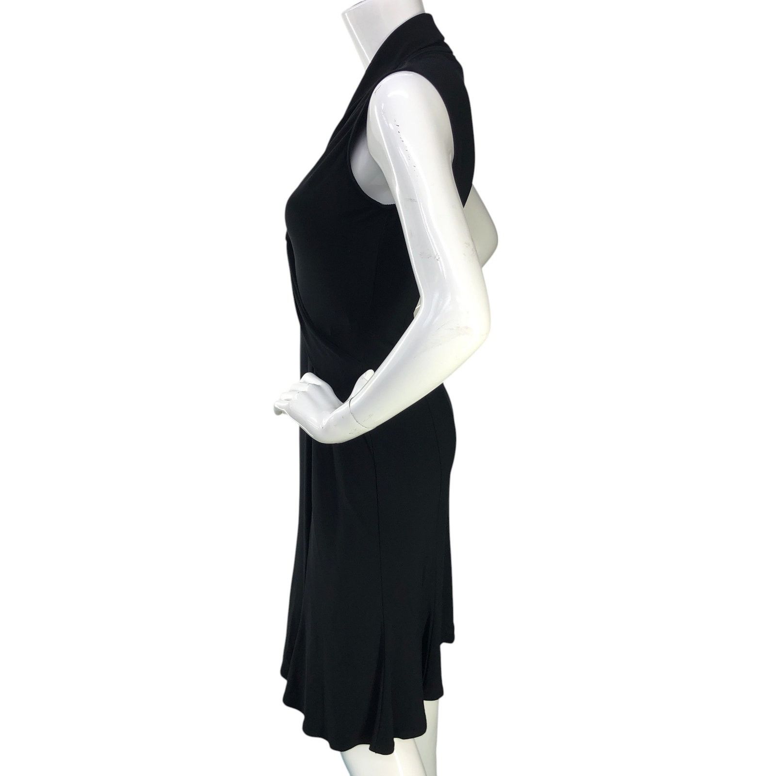 Joseph Ribkoff Joseph Ribkoff Sz 6 Dress Tricot Twist Front Jersey Stretch Size M / US 6-8 / IT 42-44 - 5 Thumbnail
