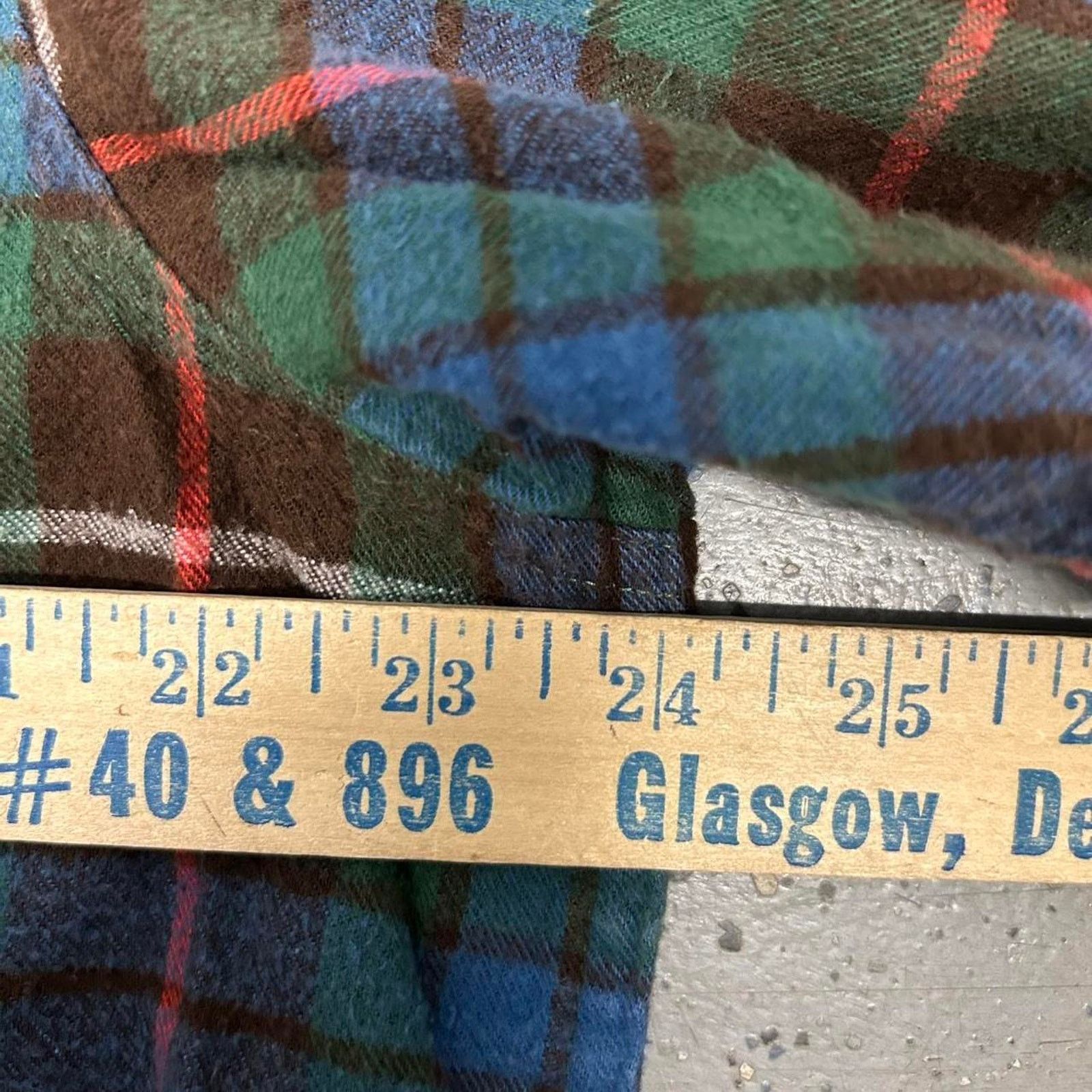 L.L. Bean VTG/Y2K L.L.Bean plaid flannel shirt in blue and green Size US L / EU 52-54 / 3 - 4 Thumbnail
