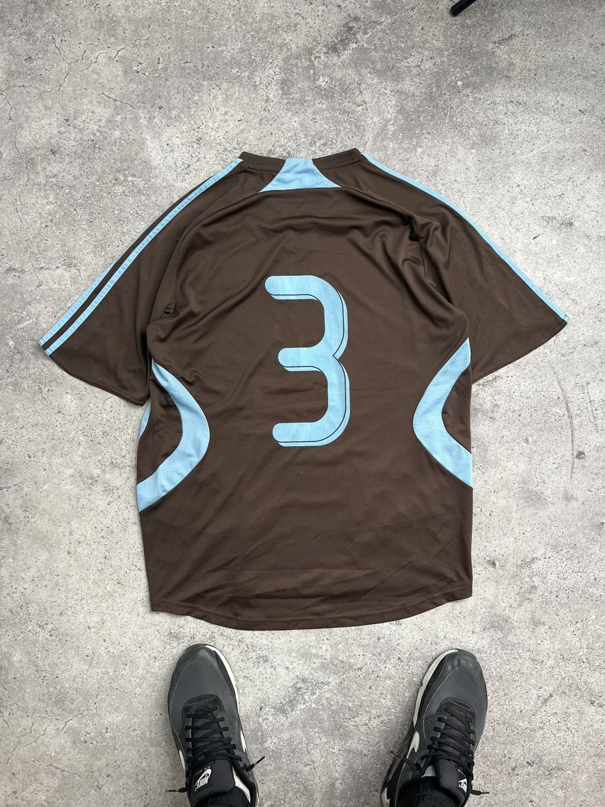 Adidas × Vintage Rare Vintage Adidas Denmark #3 Brondby Jersey Size Large Size US L / EU 52-54 / 3 - 6 Thumbnail