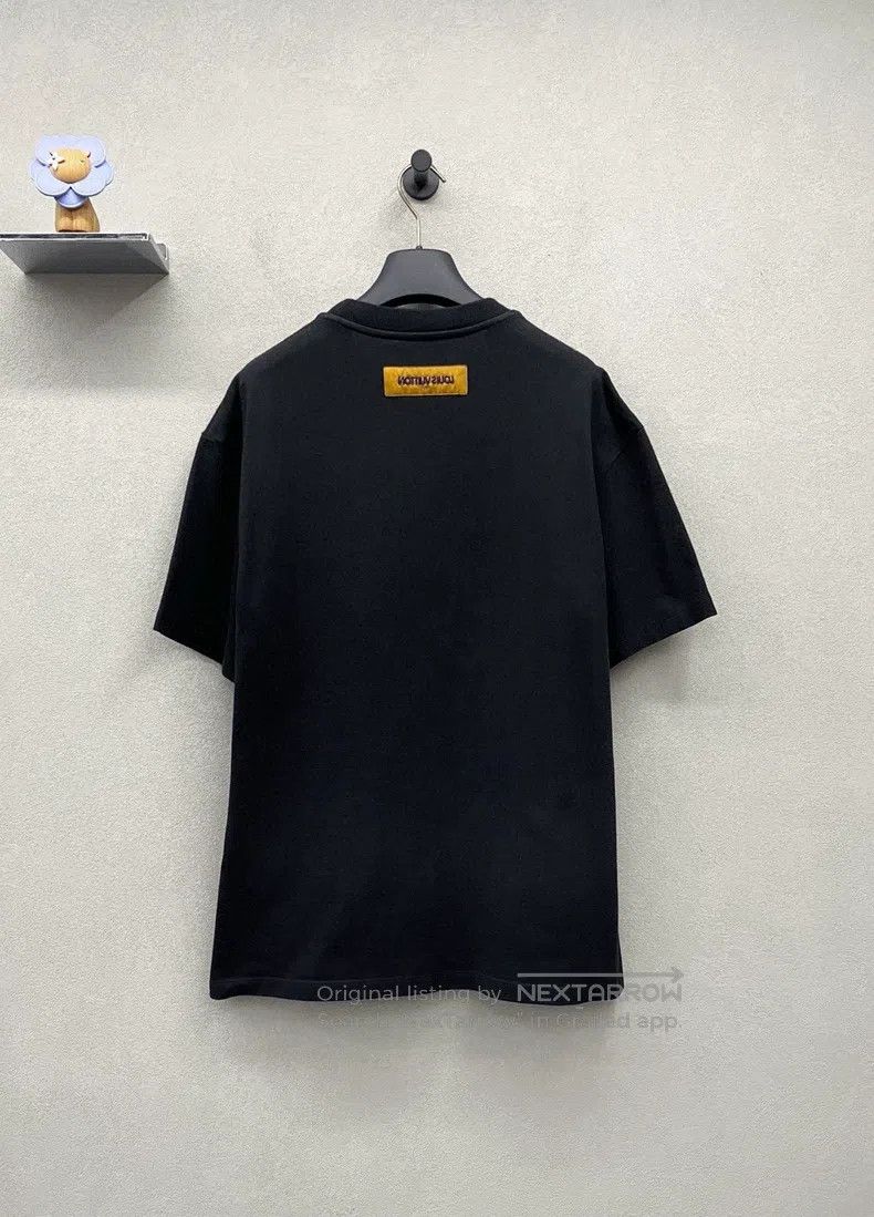 Louis Vuitton Louis Vuitton Fei Dong Co-branded Black Short Sleeve T-Shi Size US L / EU 52-54 / 3 - 2 Thumbnail