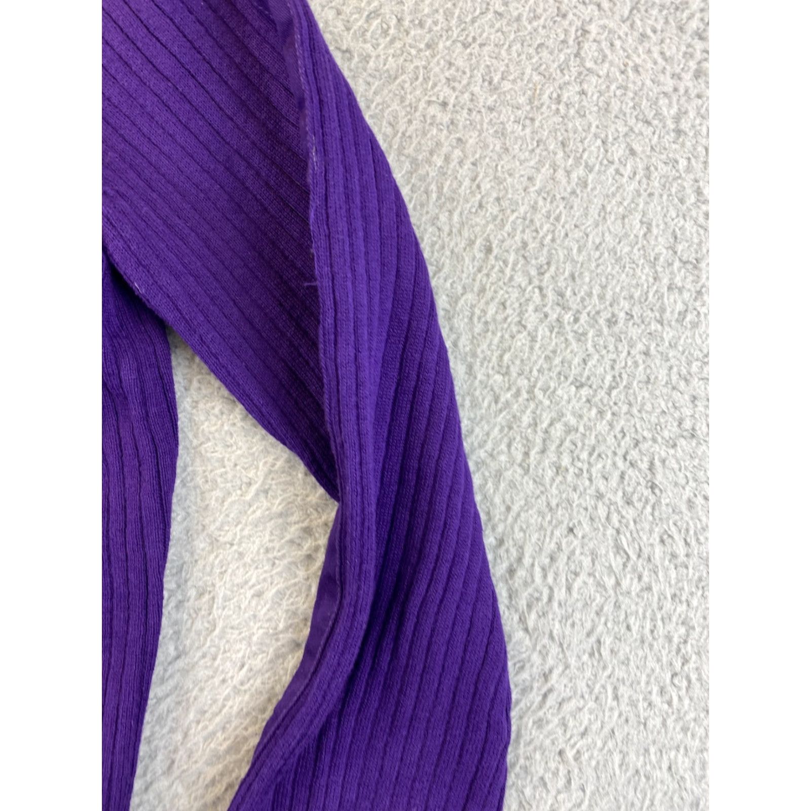 Ralph Lauren Lauren Ralph Lauren Women’s Ribbed Sweater Purple Size L Button / 79-1 Size L / US 10 / IT 46 - 4 Thumbnail