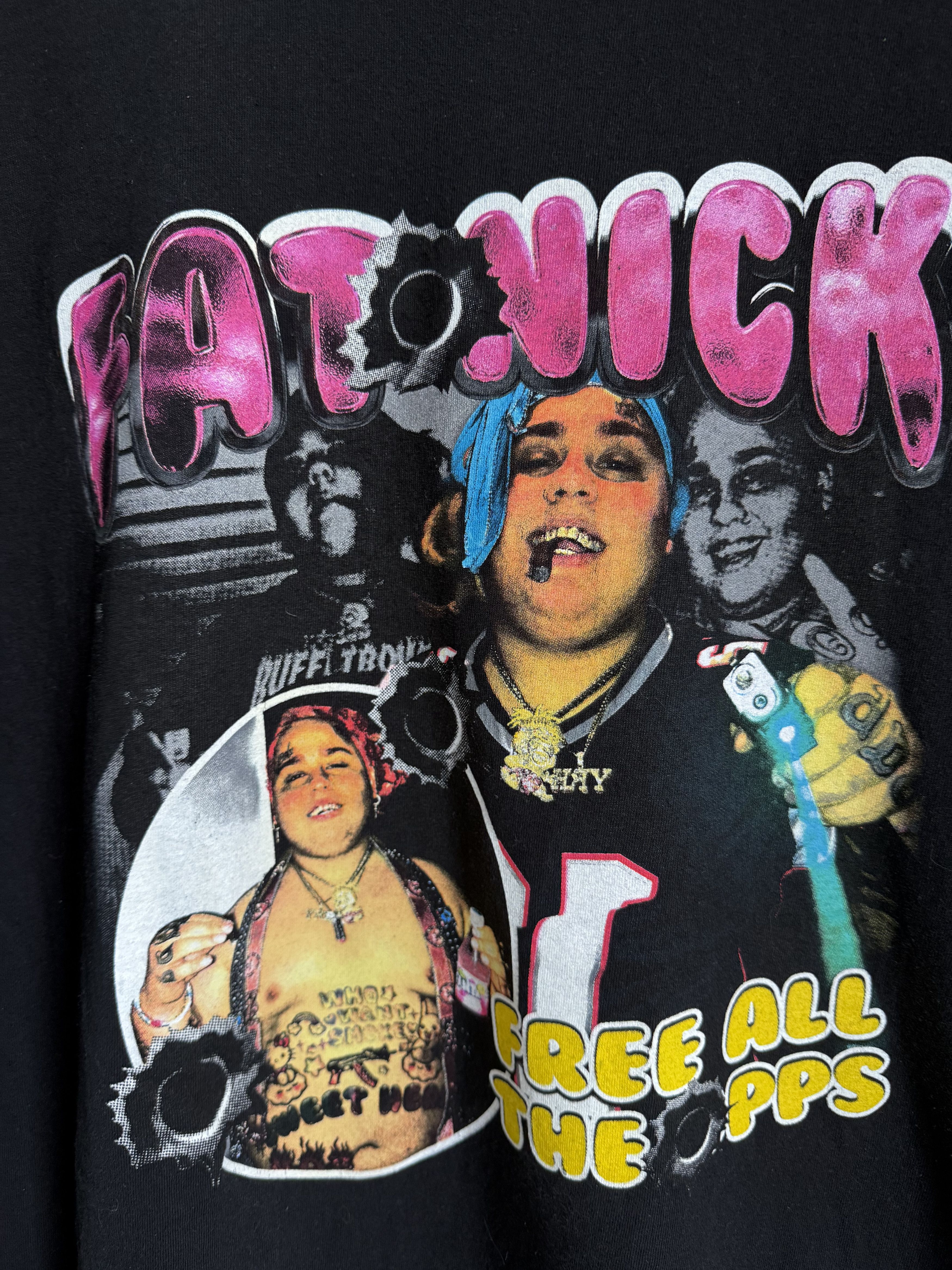 G59 Records × Rap Tees 2019 Fat Nick free all the oops Rap t-shirt Size US L / EU 52-54 / 3 - 2 Thumbnail