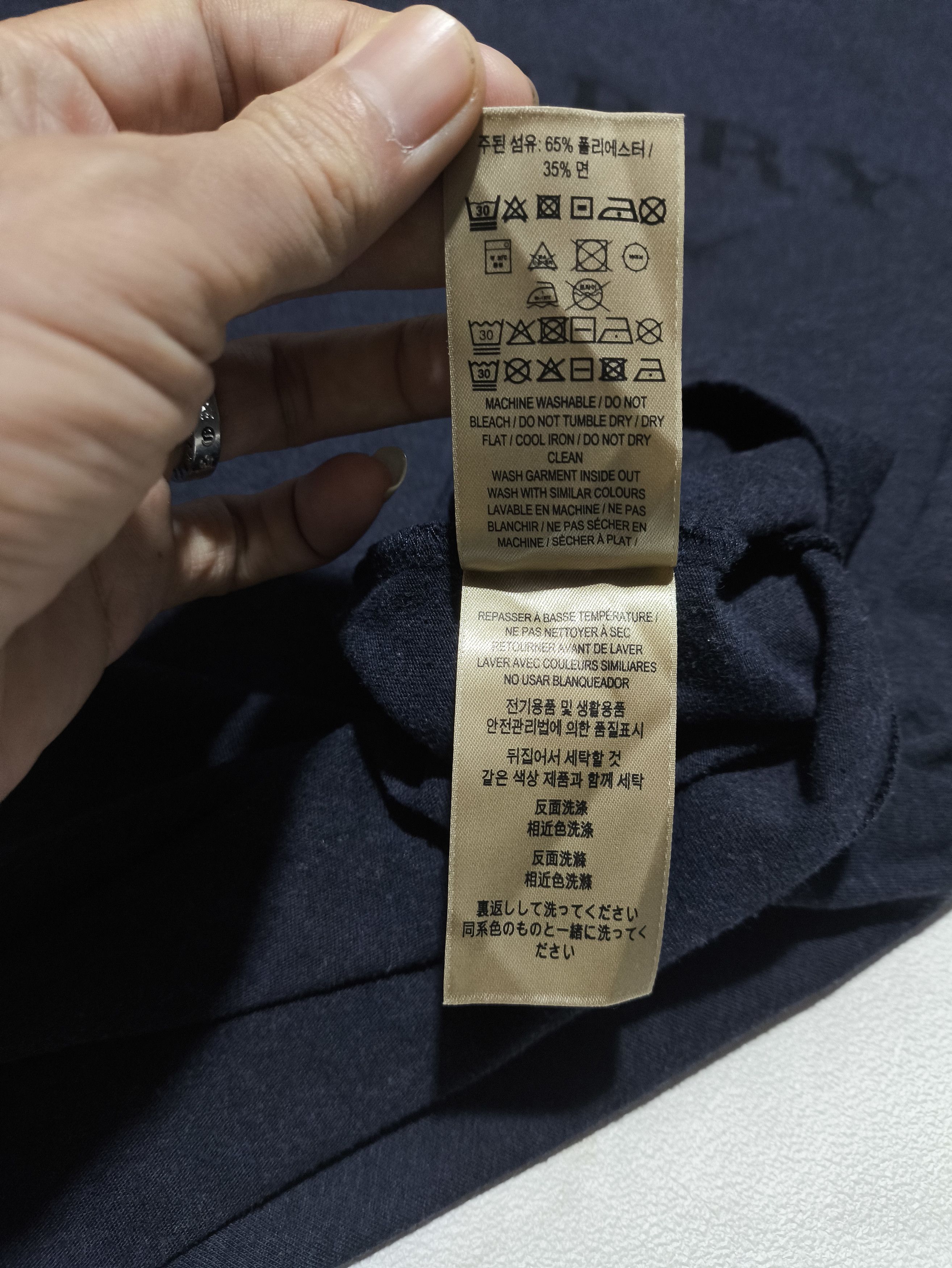Burberry Burberry T-Shirt - Martford - Bleu Foncé - Homme Size US L / EU 52-54 / 3 - 6 Thumbnail