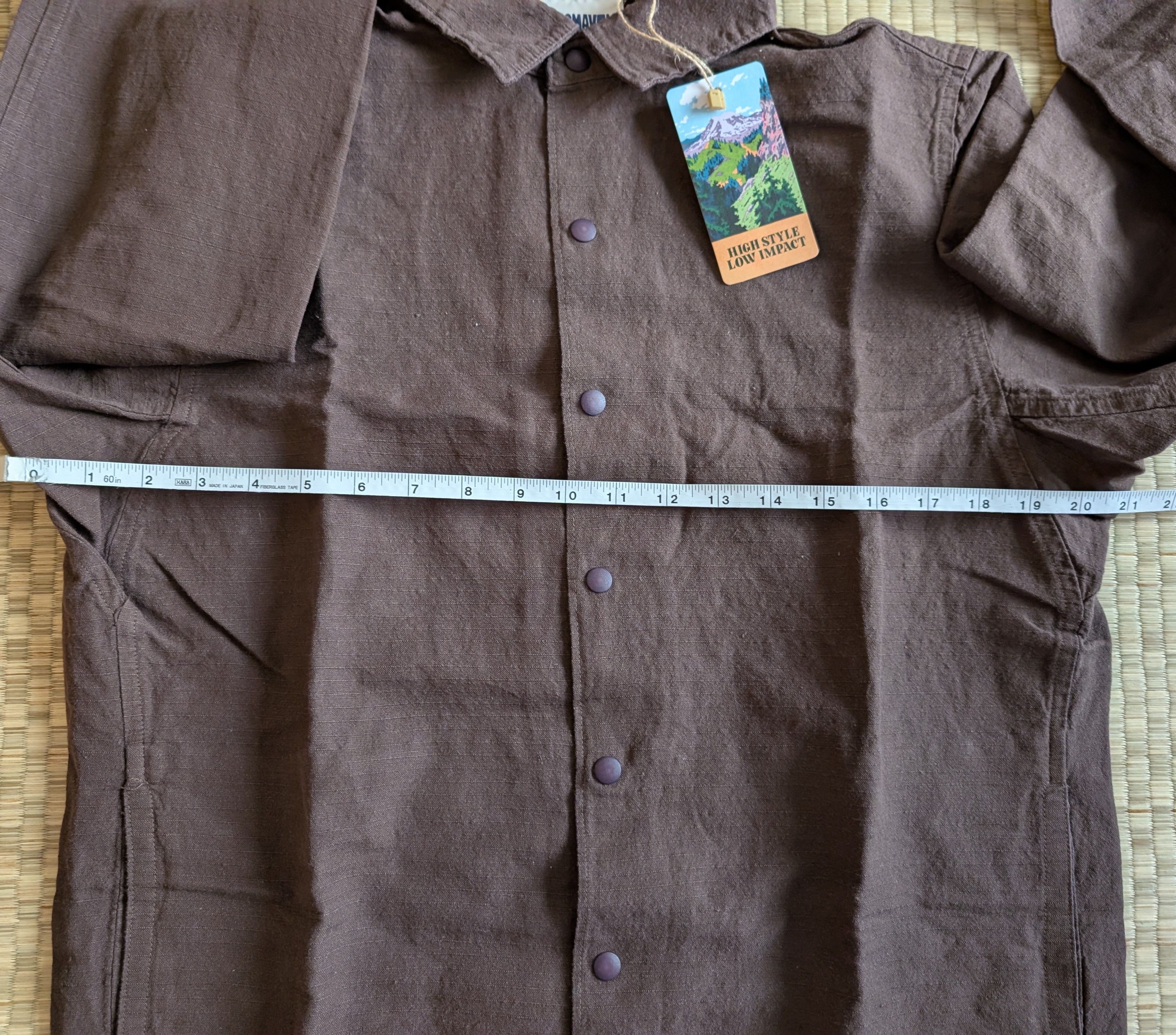 Jungmaven NWT Sandpoint Snap Jacket Hemp Blend Made in USA Size US S / EU 44-46 / 1 - 4 Thumbnail