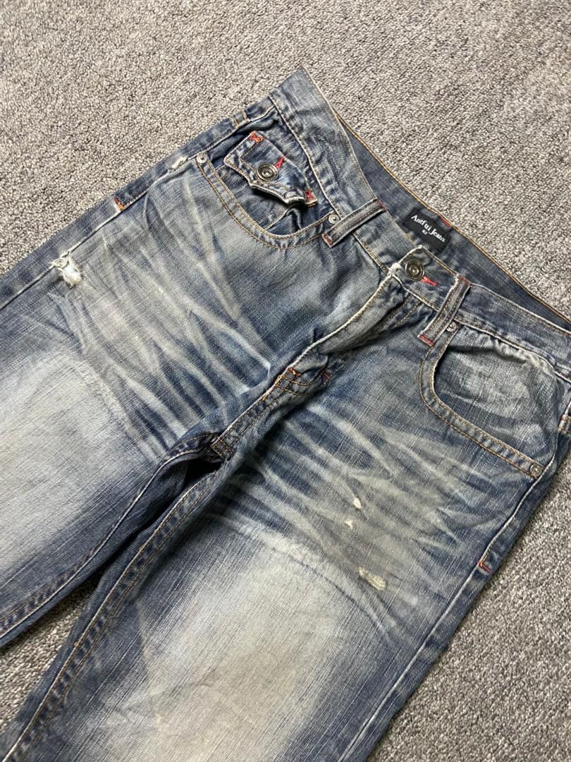 Japanese Brand ANTFUI World Brand Distressed Jeans (186) Size US 32 / EU 48 - 13 Thumbnail