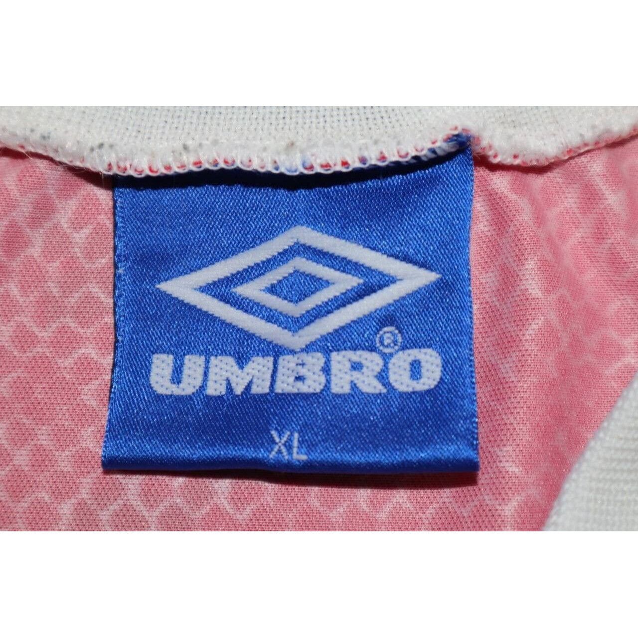 Umbro Vtg Ajax Amsterdam ABN AMBRO Umbro Home Polo Style Jersey XL Size US XL / EU 56 / 4 - 3 Thumbnail