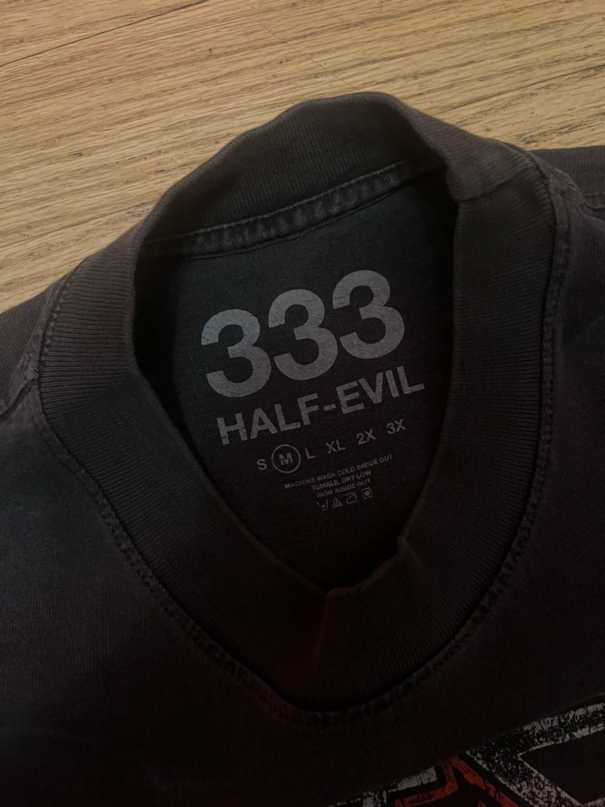 Half Evil Half evil “death is evil” tee Size US M / EU 48-50 / 2 - 3 Thumbnail