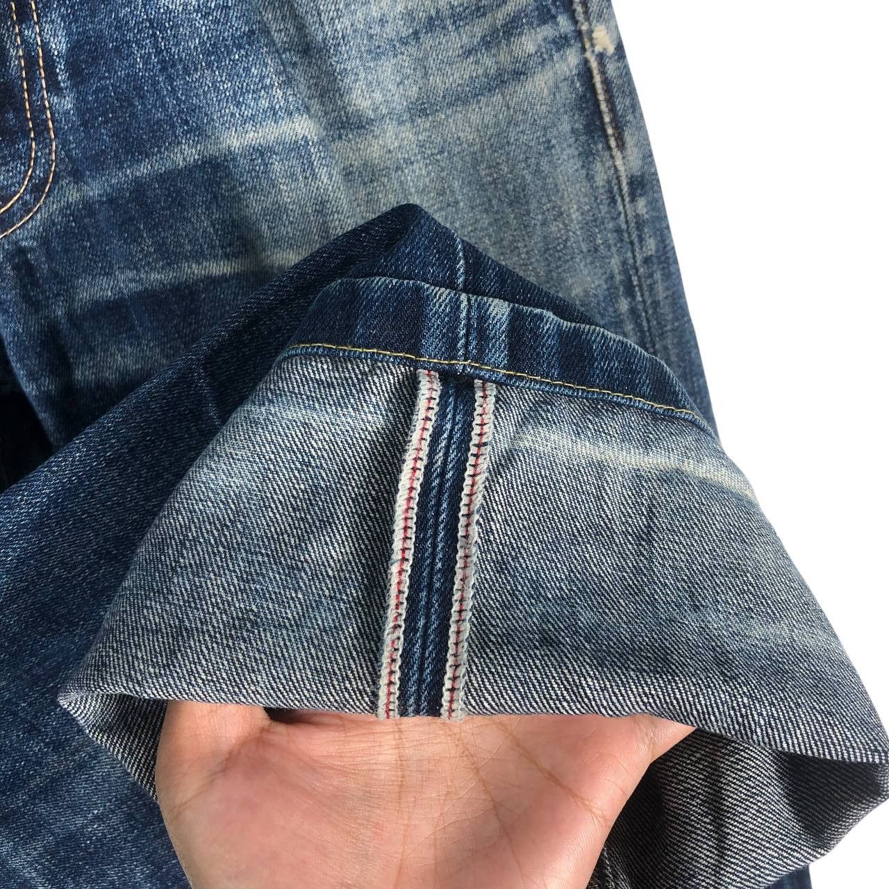 Levi's × Vintage Vintage Levi's Strauss 502 Selvedge Distressed denim Size US 33 - 6 Thumbnail