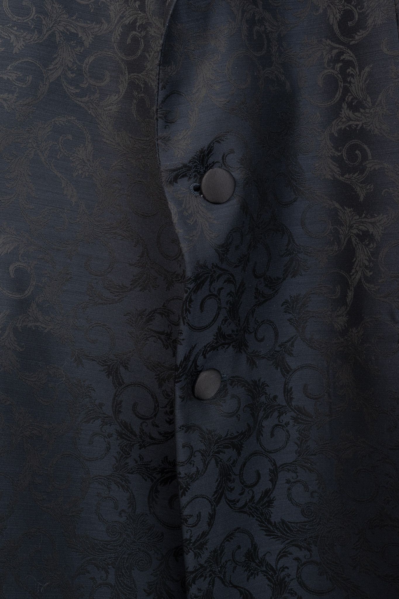 Versace Versace Collection Navy Baroque Jacquard Wool Blazer Size 50R - 7 Thumbnail