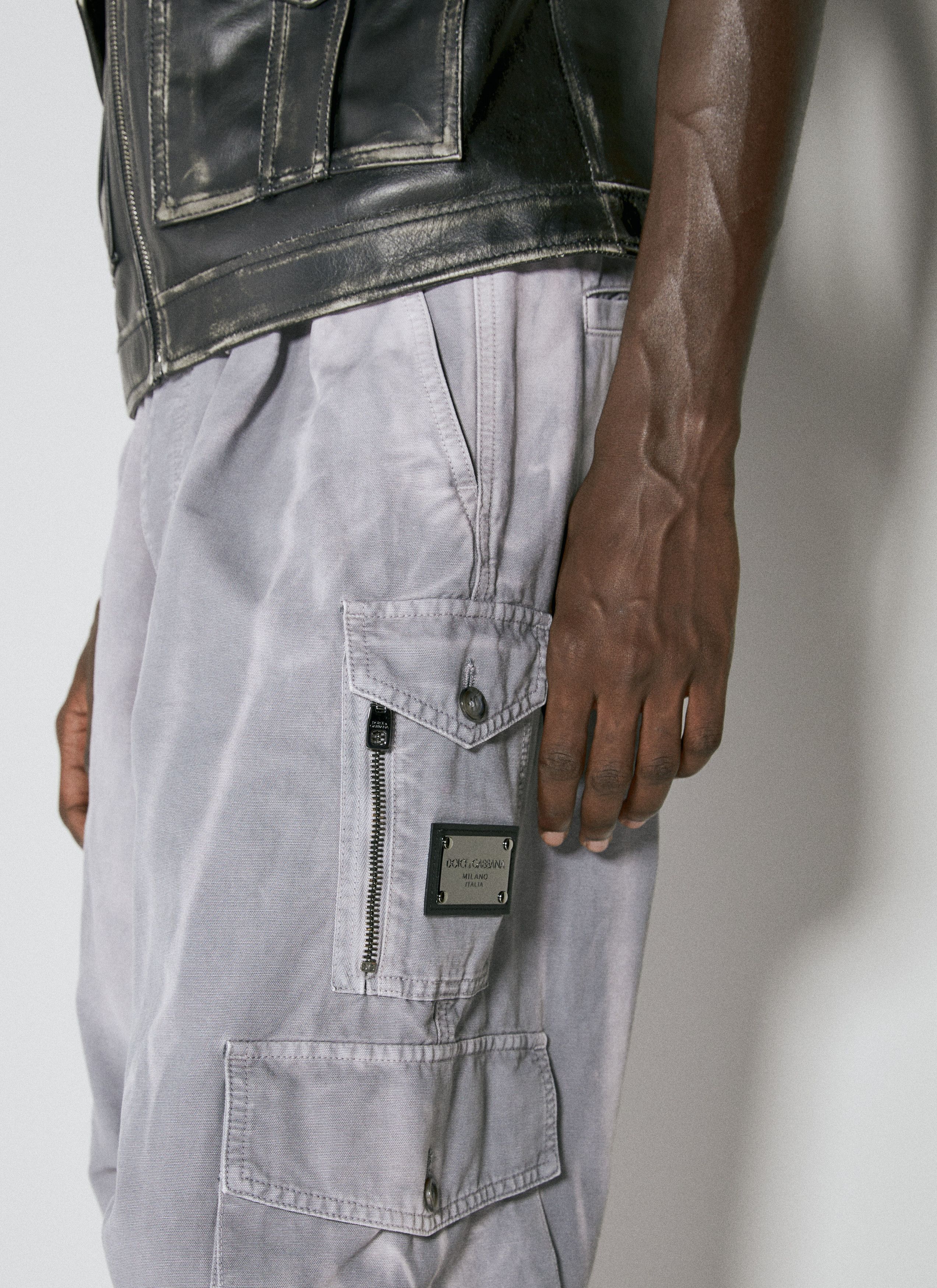 Dolce & Gabbana o1y0125 Cargo Pant in Grey Size US 30 / EU 46 - 4 Thumbnail
