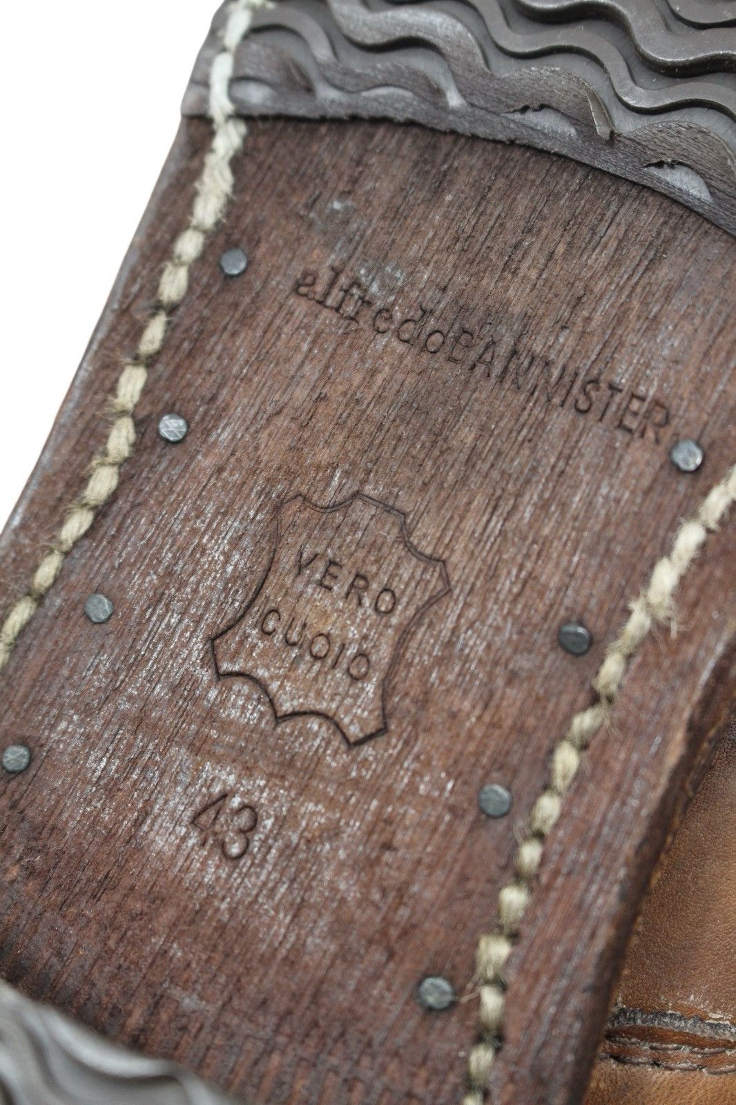 2000S ALFREDOBANNISTER DOUBLE SIDE-ZIP LEATHER BOOTS