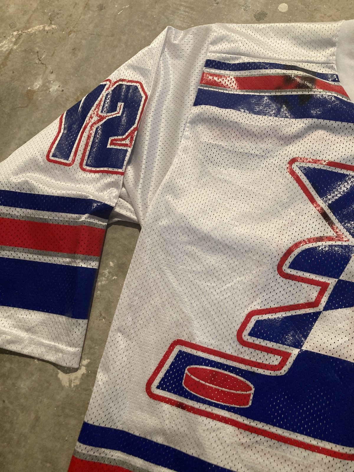 Vintage × WWF VTG Y2J Jericho WWF Wrestling Hockey Jersey XL Size US XL / EU 56 / 4 - 7 Thumbnail