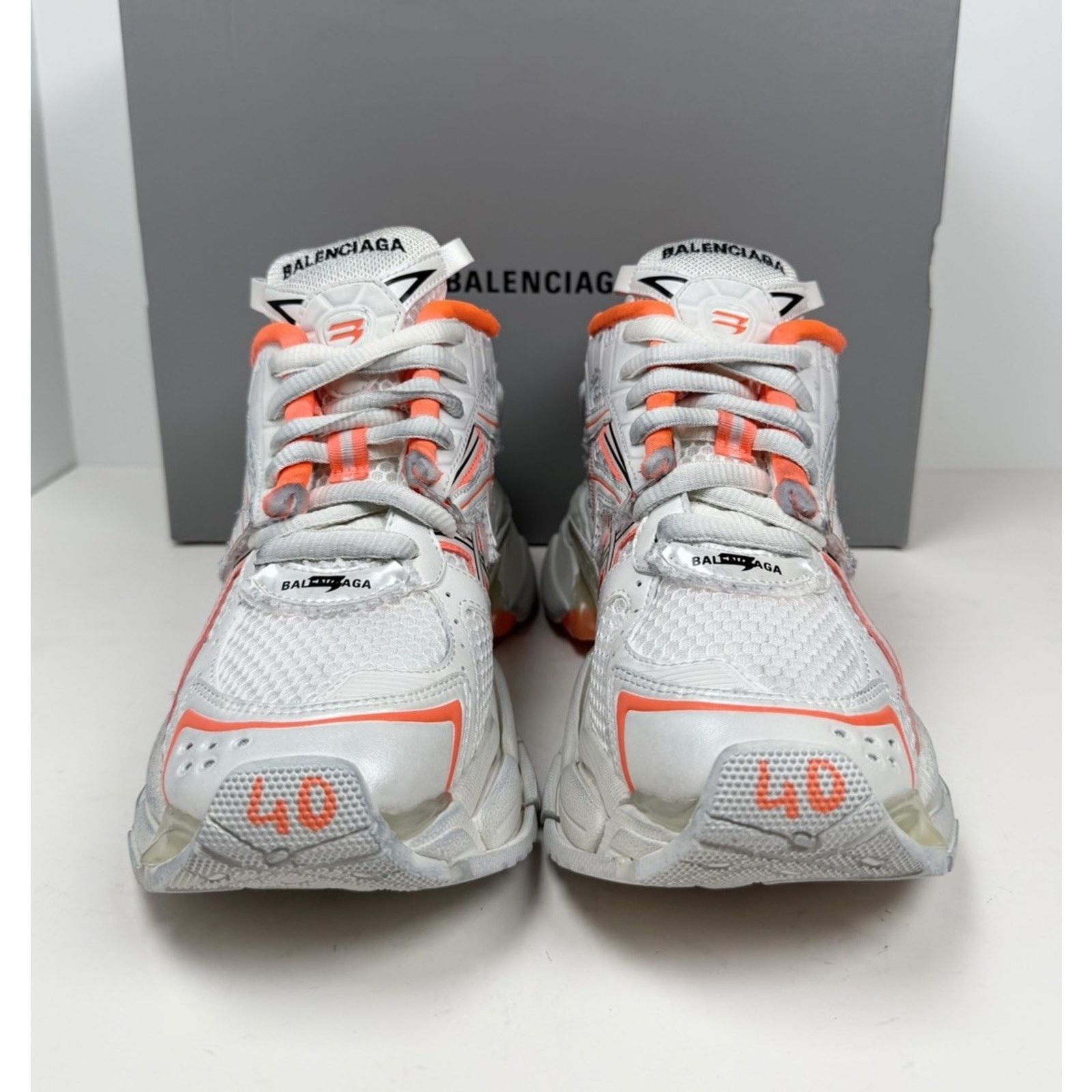 Balenciaga Size 40EU/7US - Balenciaga Runner White/Runner NEW Size US 7 / EU 40 - 5 Thumbnail