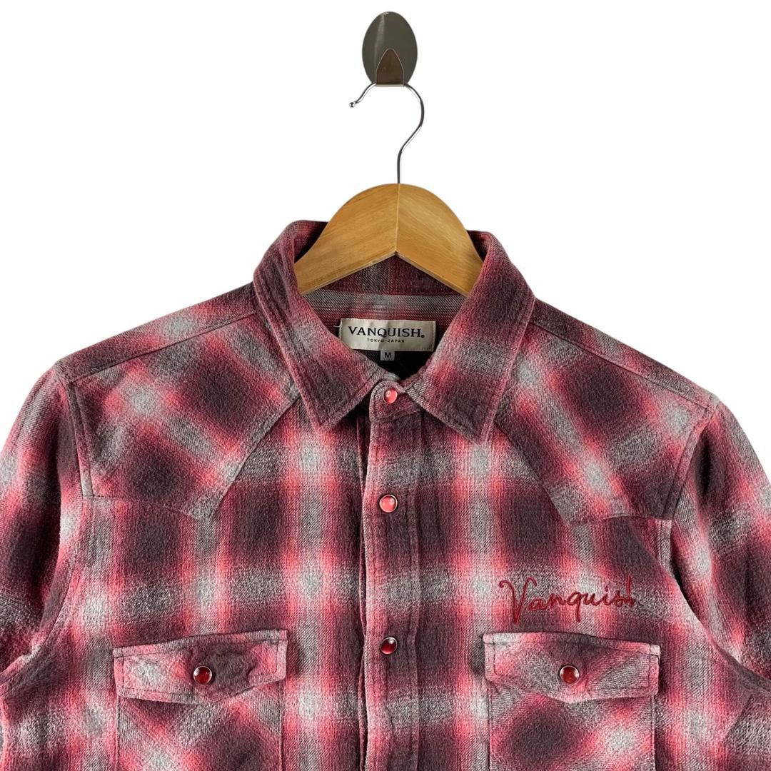 Japanese Brand × Vanquish VANQUISH snapbutton checkered button up shirt Size US M / EU 48-50 / 2 - 2 Thumbnail