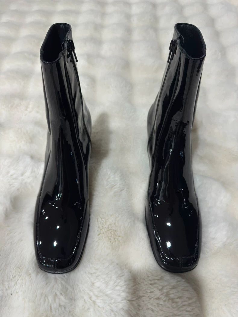 Saint Laurent Paris Saint laurent paris Patent leather boots 2506-Nextarrow Size US 7 / EU 40 - 5 Thumbnail