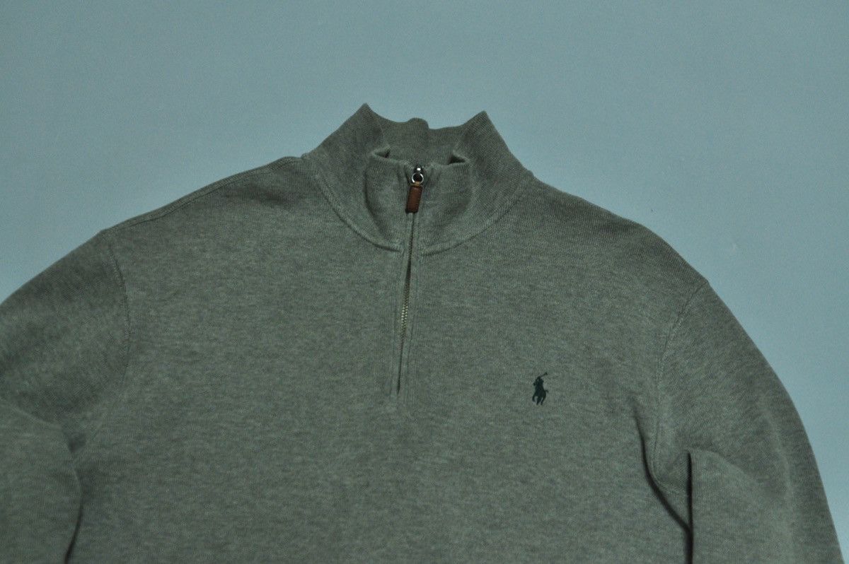 Polo Ralph Lauren × Ralph Lauren × Vintage Vintage Ralph Lauren Knit Half Zip Pullover Sweater Size US XL / EU 56 / 4 - 6 Thumbnail