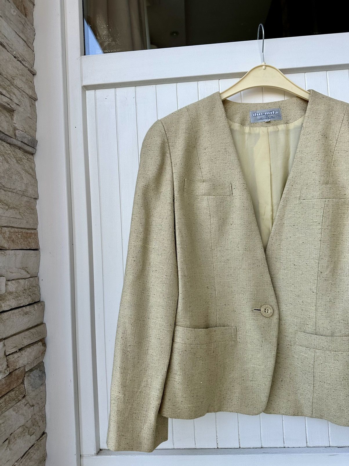 Japanese Brand 🇯🇵 Vintage Duemila De mila shon Jacket Made jn Japan Size M / US 6-8 / IT 42-44 - 2 Thumbnail
