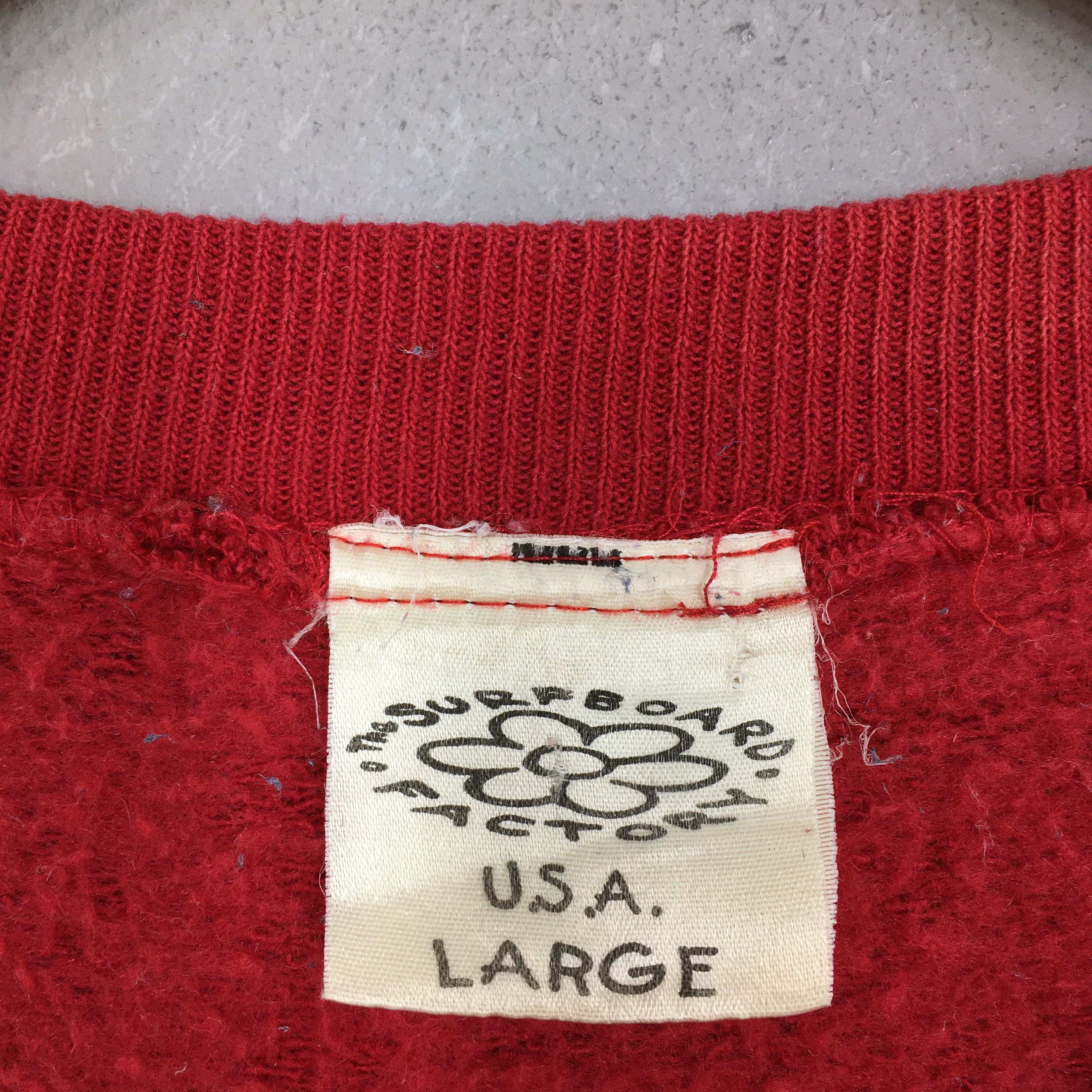 Vintage Vintage 90's The Surfboard Factory Red Sweatshirt Large Size US L / EU 52-54 / 3 - 4 Thumbnail