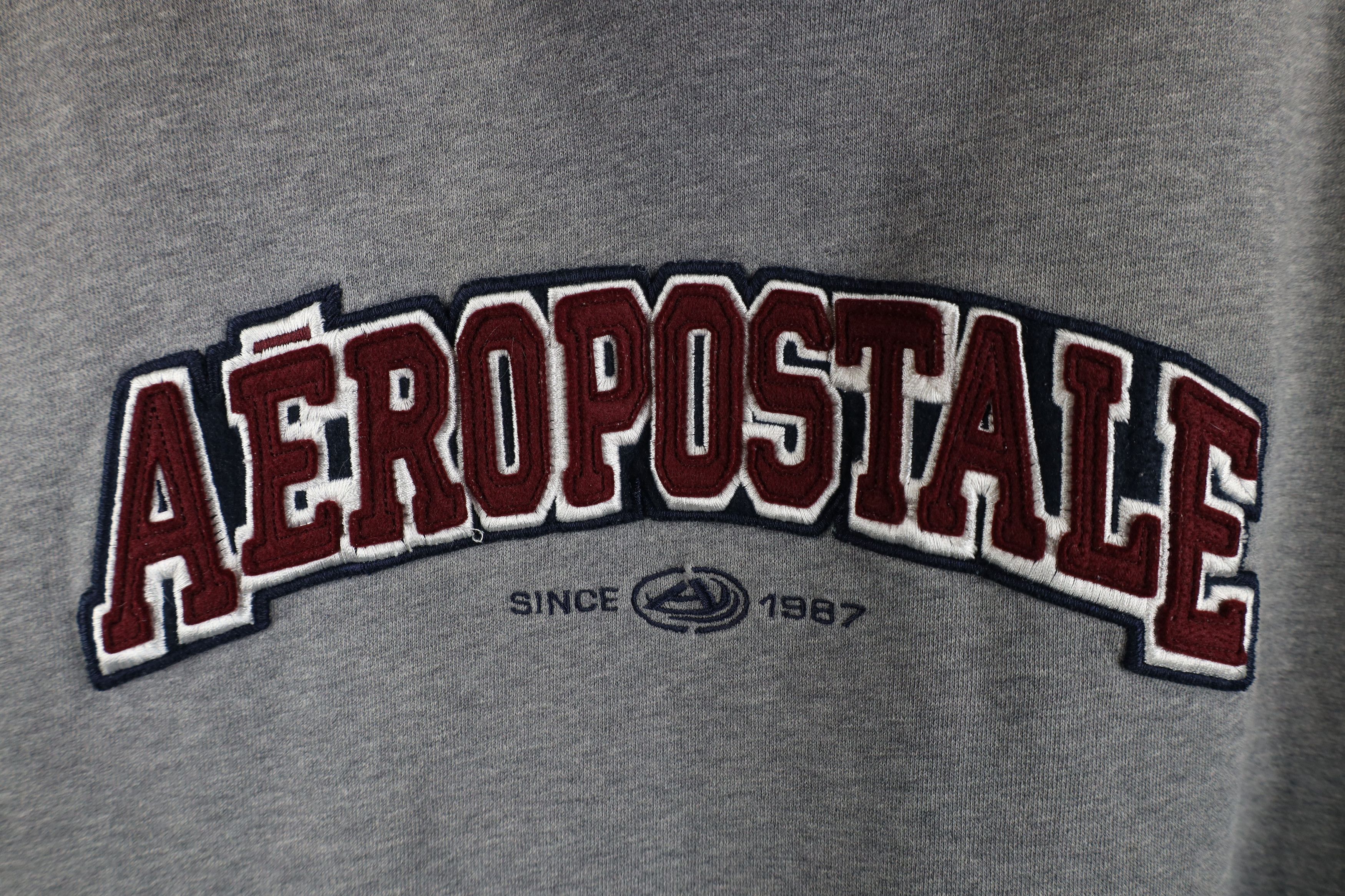 Aeropostale Vintage 90s Y2K Aeropostale Boxy Fit Hoodie Sweatshirt Size US XL / EU 56 / 4 - 4 Thumbnail