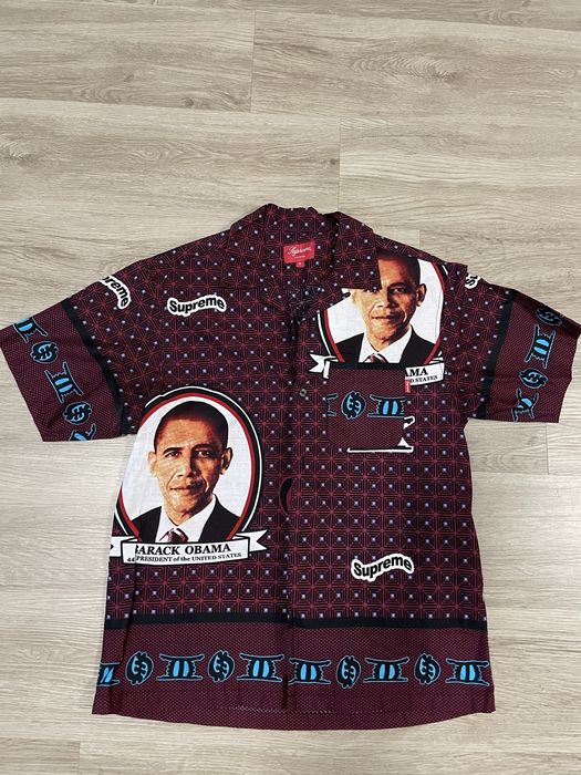 Obama in supreme shirt online