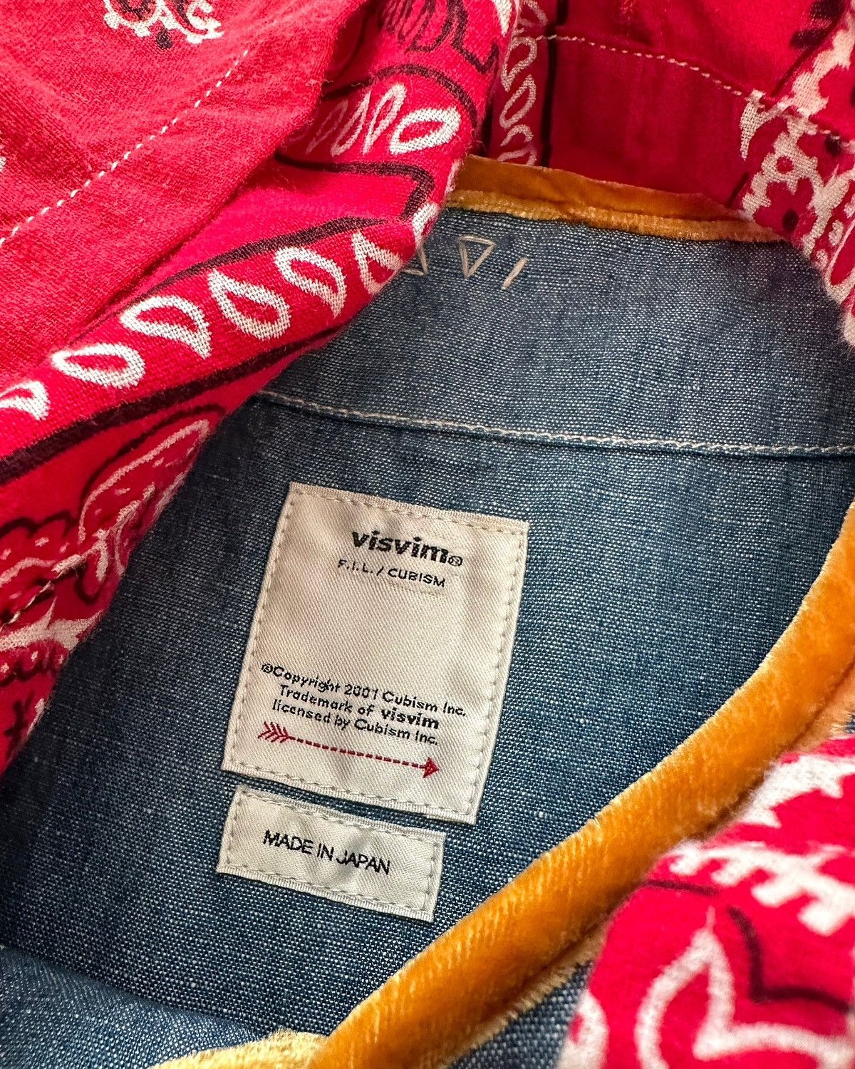Visvim Sz2 Silk SS Bandana Border P.O. Tunic Size US M / EU 48-50 / 2 - 3 Thumbnail