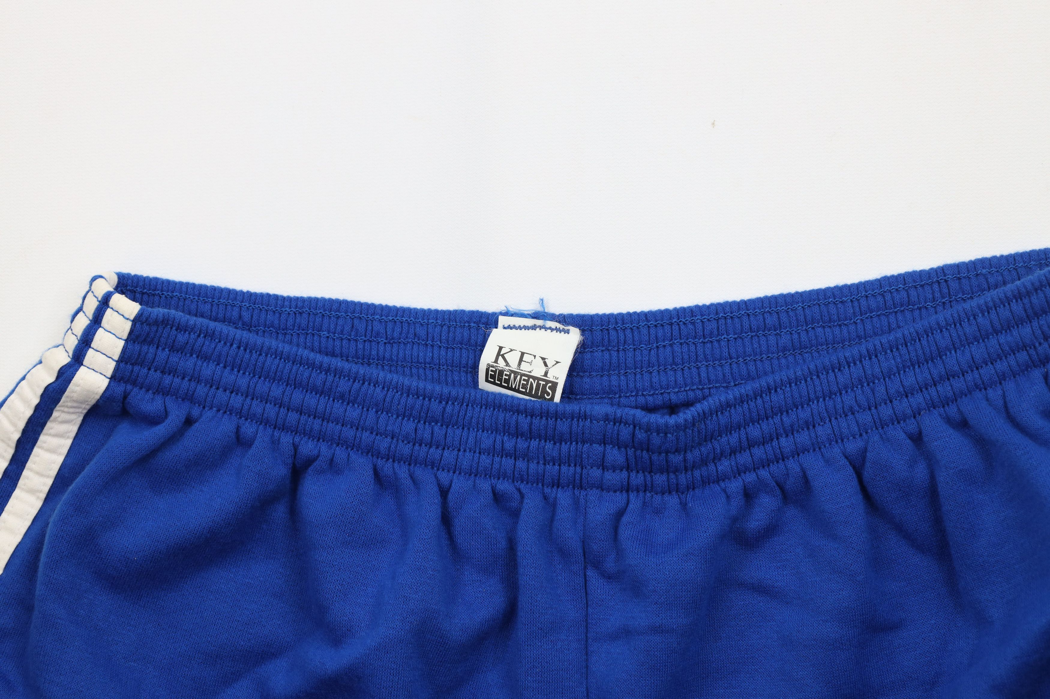 Vintage Vintage 70s 80s Streetwear Sweatpants Short Shorts Blue USA Size US 36 / EU 52 - 2 Thumbnail