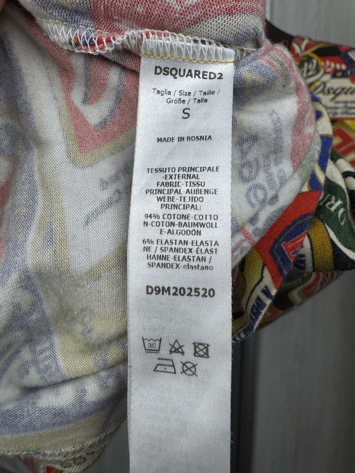 Dsquared2 Dsquared2 Beer Mats T-Shirt Tee D9M202520 size S Size US S / EU 44-46 / 1 - 8 Thumbnail
