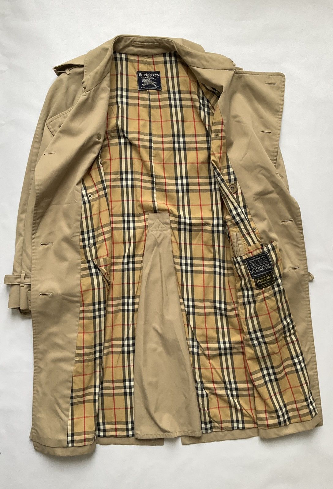 Burberry Trench-coat Burberry Vintage Size US L / EU 52-54 / 3 - 10 Thumbnail