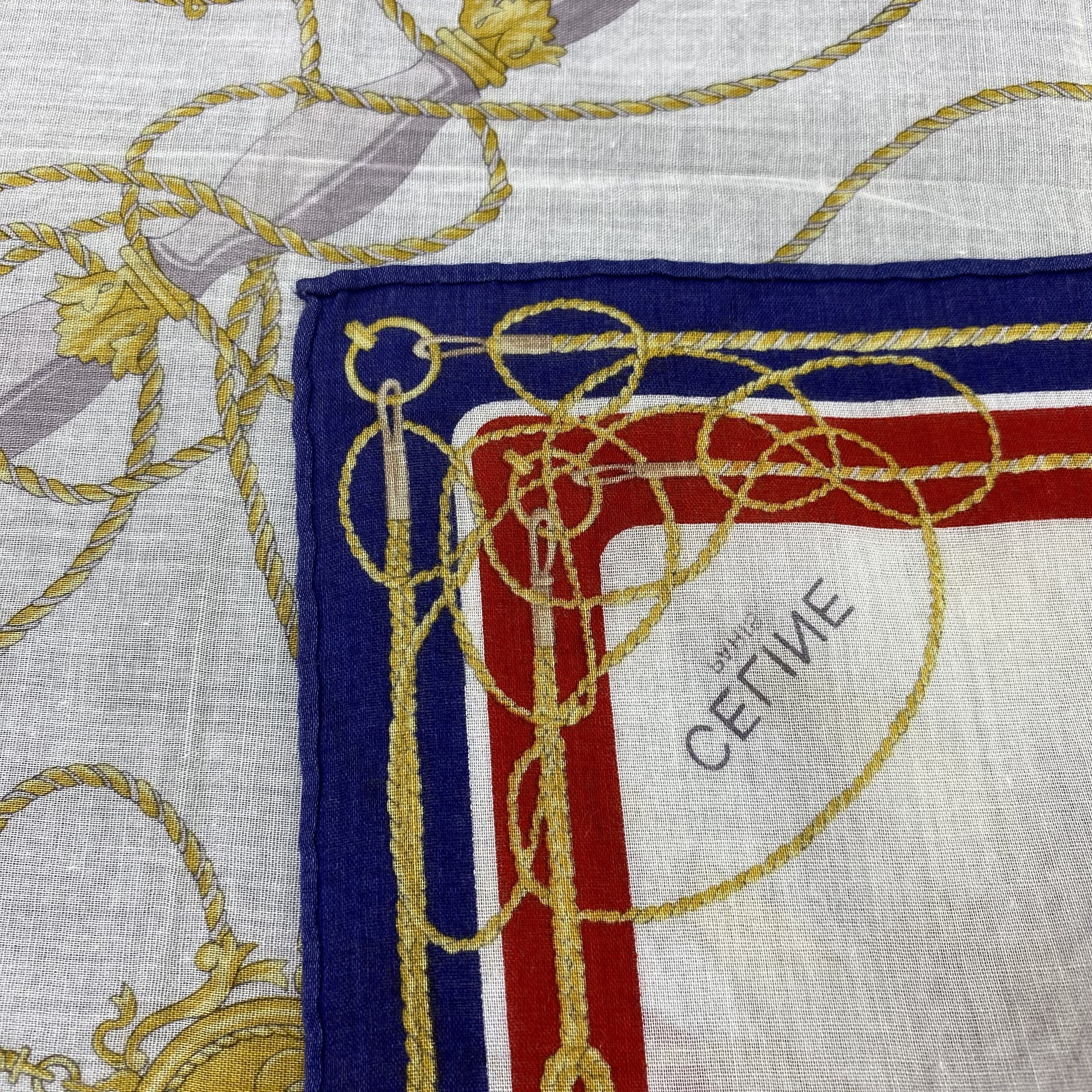 Celine Celine Handkerchief Neckerchief Bandana-B1665 Size ONE SIZE - 6 Thumbnail