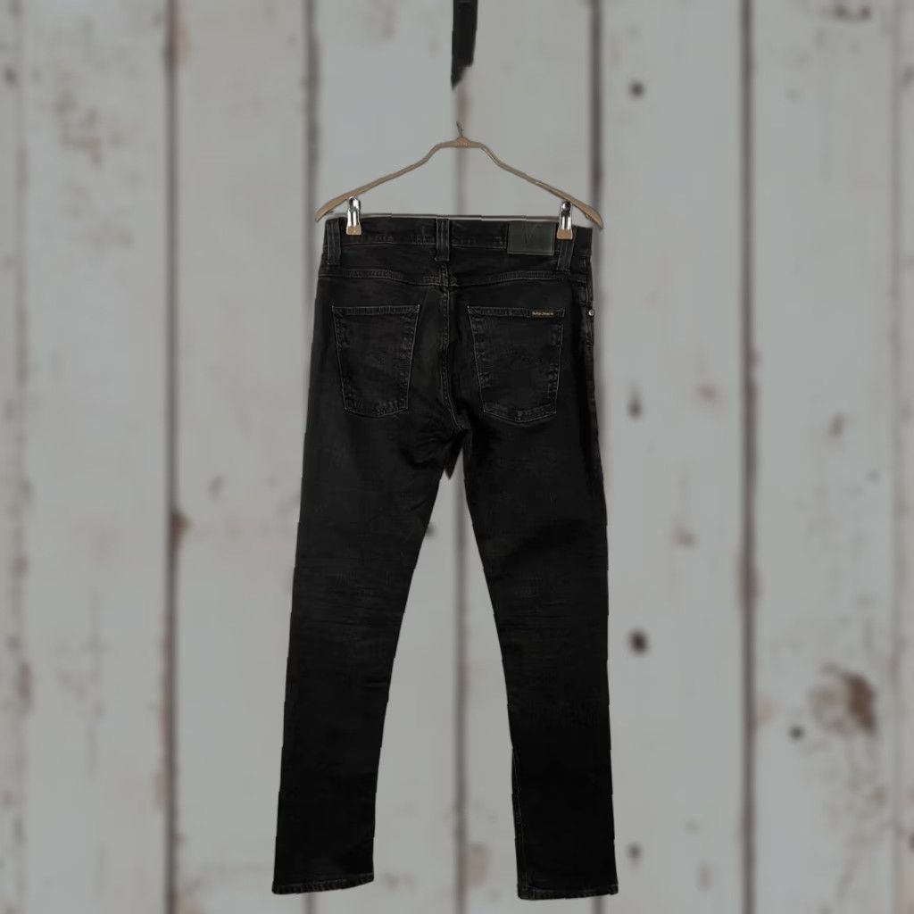 Nudie Jeans Nudie Jeans Co Jeans Slim Black Cotton Denim 32x32 5-Pocket Button Zip Vintage? No - Regular Mens 33 34 Size US 33 - 1 Thumbnail