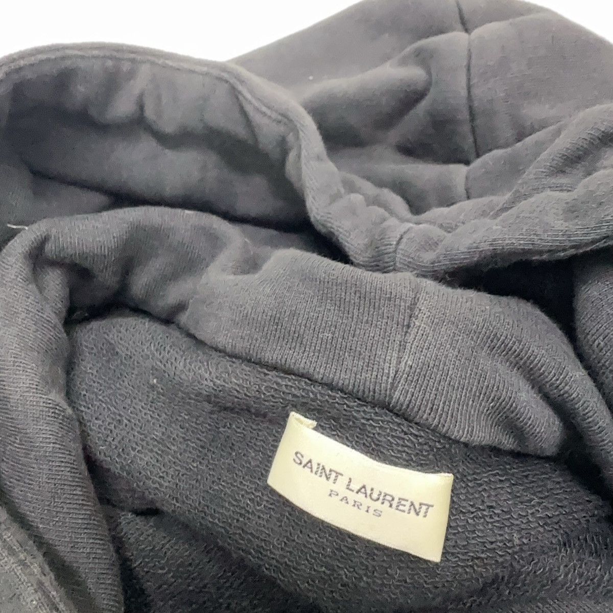 Saint Laurent Paris Saint Laurent Cotton hooded sweatshirt Size US L / EU 52-54 / 3 - 5 Thumbnail