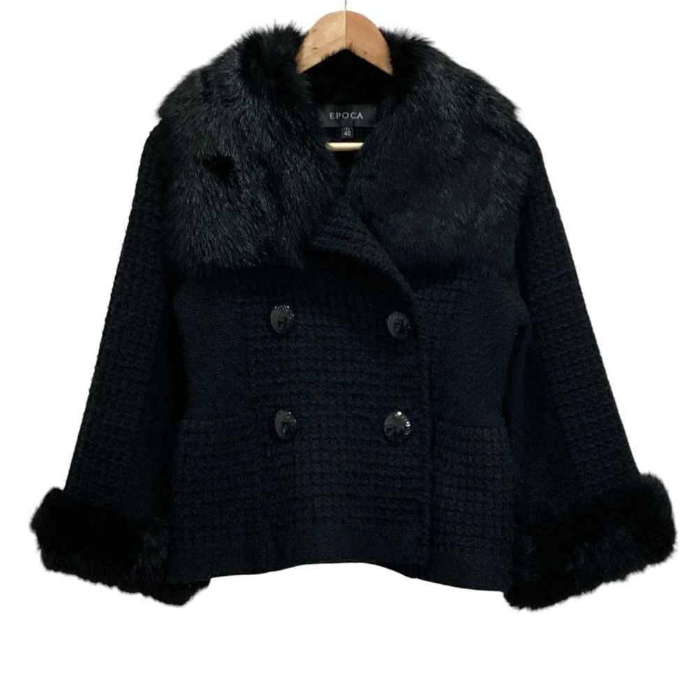 Other Other EPOCA Shearling Lamb Fur Knit Jacket Fur Outerwear DUTY FREE for USA Size ONE SIZE - 1 Thumbnail