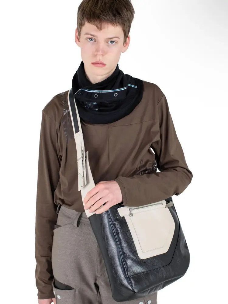Kiko Kostadinov Kiko Kostadinov 25SS Deultum Joint LEather Messager Bag-250 Size ONE SIZE - 7 Thumbnail