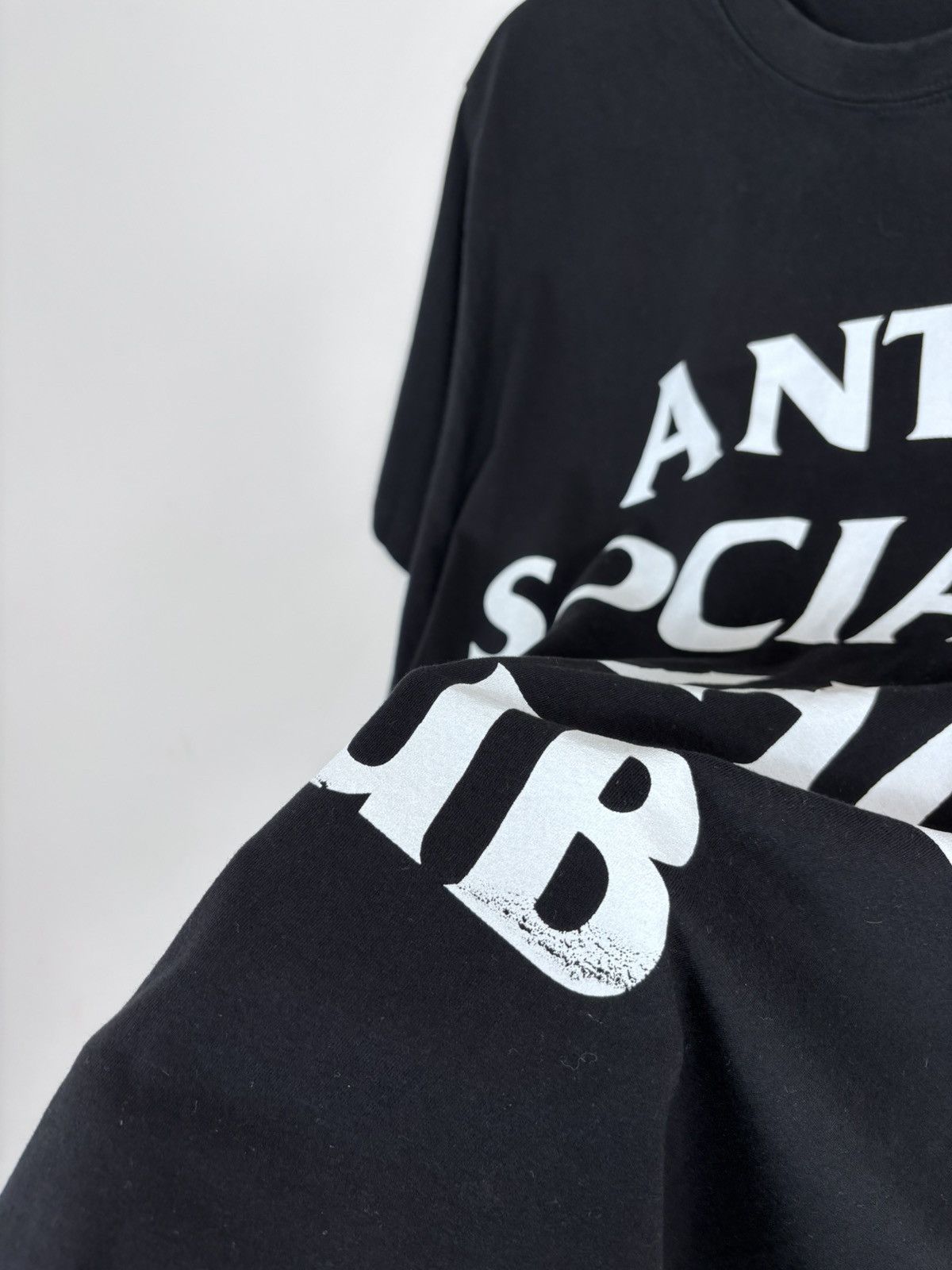 Anti Social Social Club Anti Social Social Club Big Logo Hype Black T-Shirt Tee Size US L / EU 52-54 / 3 - 10 Thumbnail