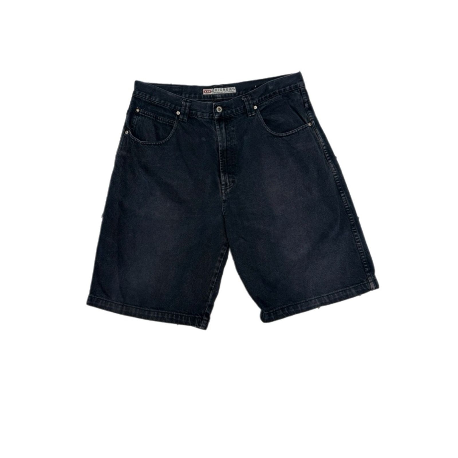UNIONBAY Unionbay Black Vintage Denim Shorts Size US 38 / EU 54 - 1 Thumbnail
