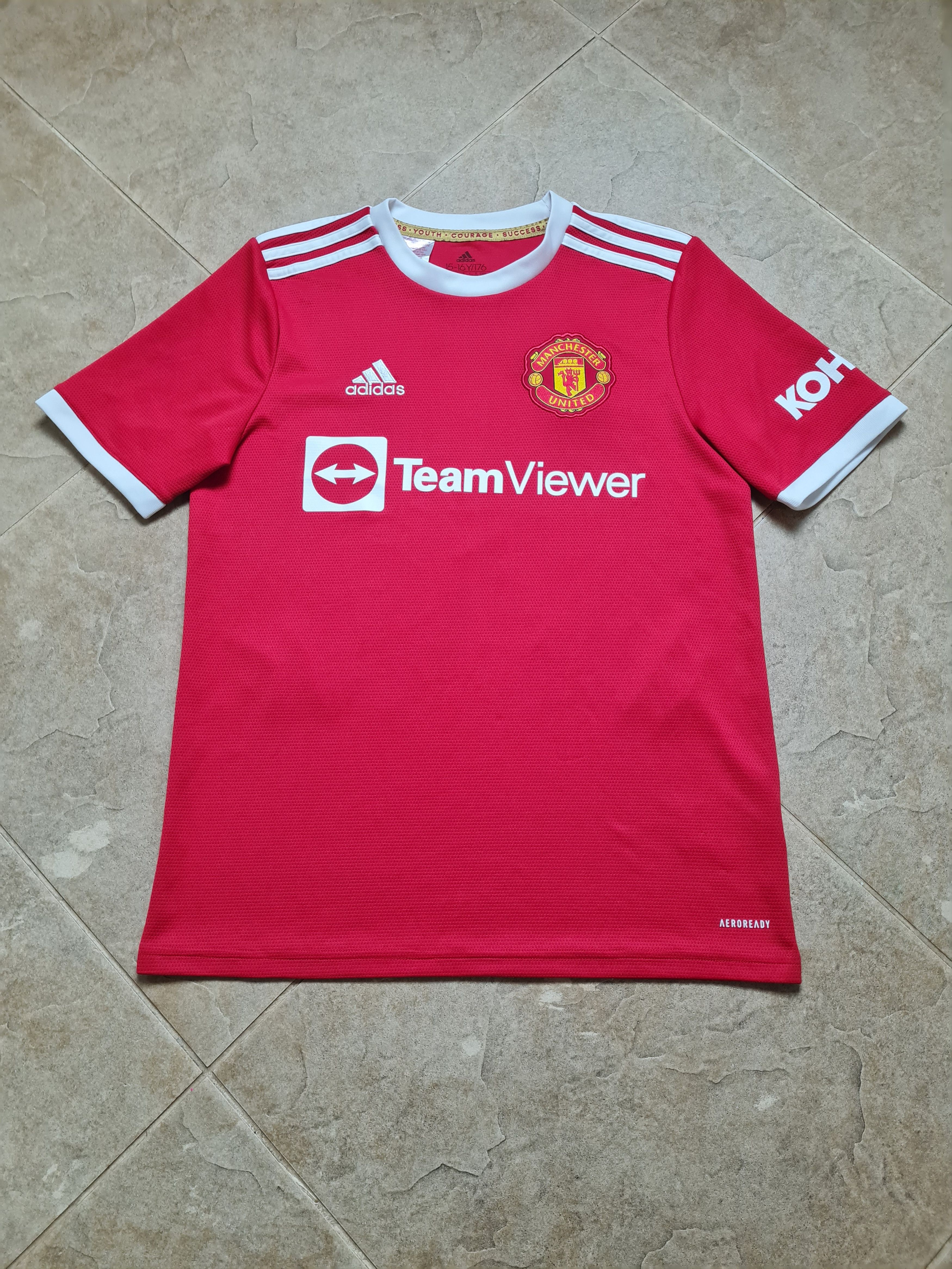 Adidas MANCHESTER UNITED ADIDAS 2021/2022 #7 RONALDO GR3778 Size US M / EU 48-50 / 2 - 6 Thumbnail