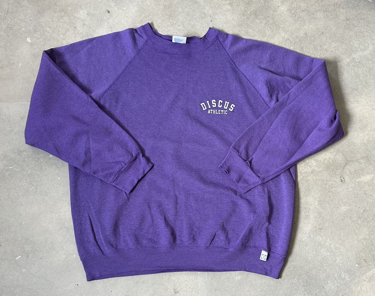 Vintage VINTAGE 70S DISCUSS ATHLETIC SWEATSHIRT Size US XXL / EU 58 / 5 - 1 Thumbnail