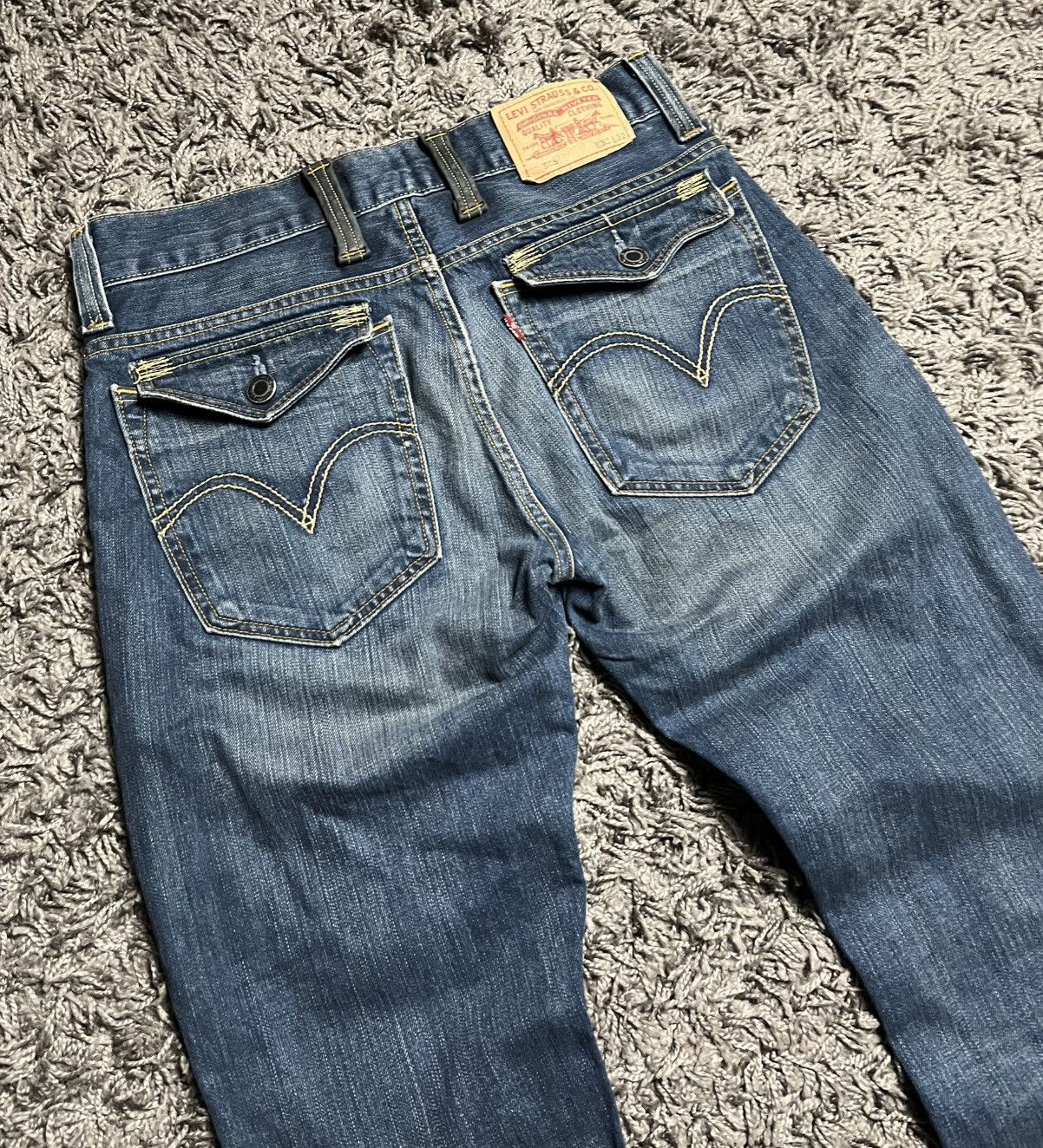 Levi's Levi's Premium Denim w/ Leather Belt Loops & Leather Pocket Size US 32 / EU 48 - 1 Thumbnail