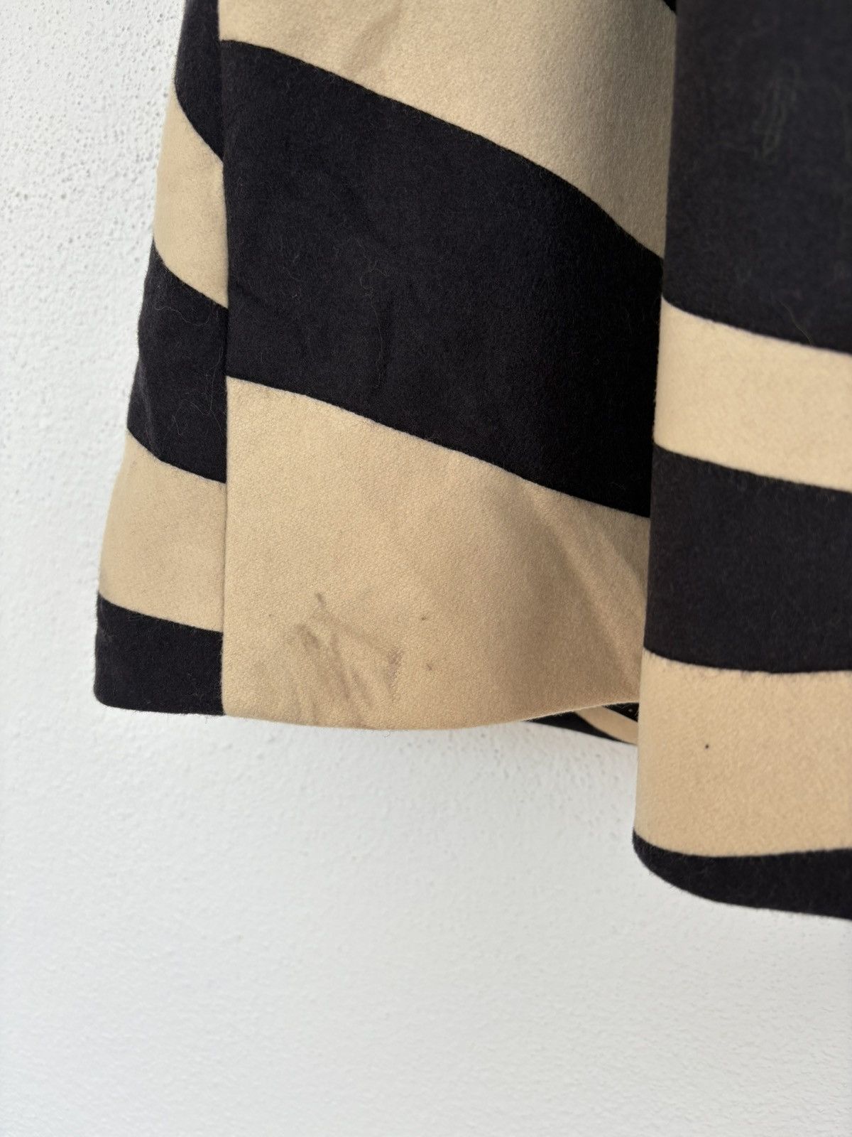 Moschino Moschino Cheap and Chic Oversized Zebra Stripe Coat Jacket Size US XL / EU 56 / 4 - 13 Thumbnail