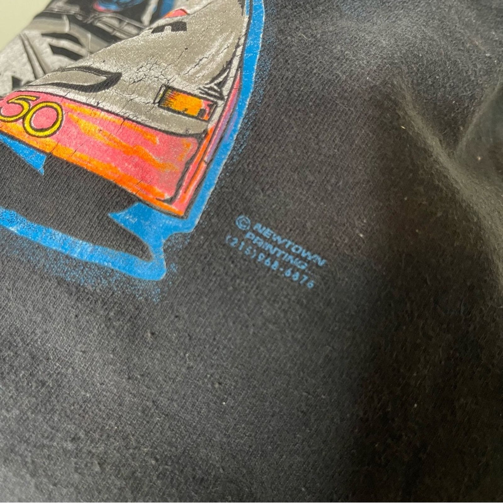 Vintage Vintage 90th single stich NASCAR graphic print tee sz L Size US L / EU 52-54 / 3 - 7 Thumbnail