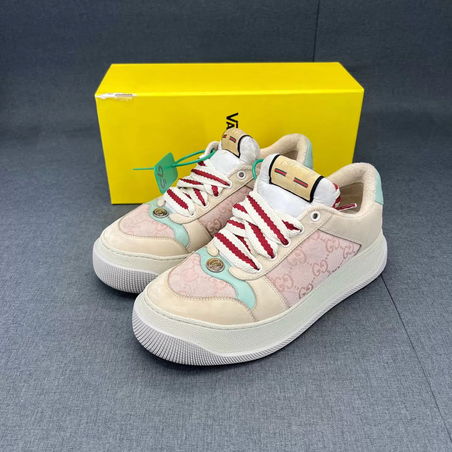Gucci Gucci Pang Ding Blush Beige 38 Good Size US 7.5 / IT 37.5 - 1 Thumbnail