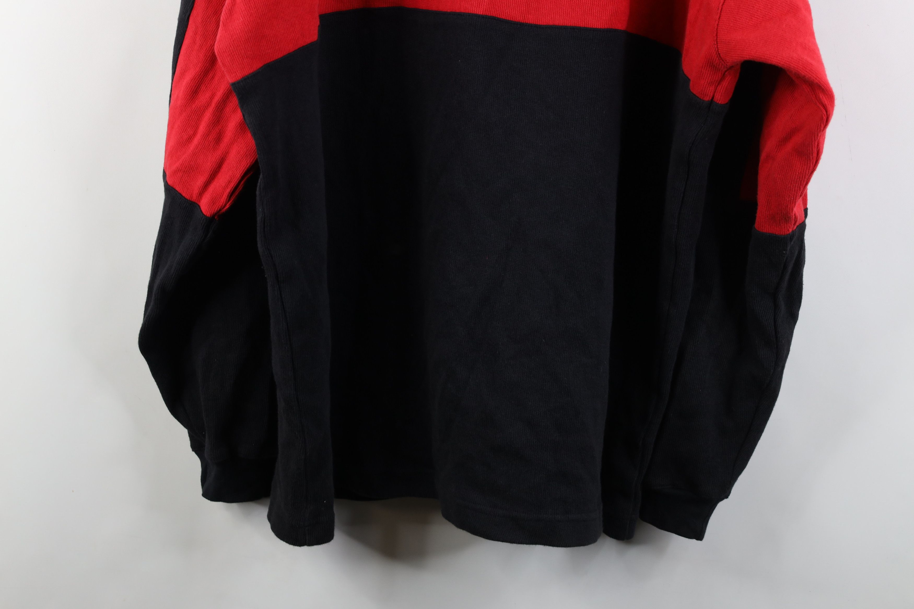 Marlboro Vintage 90s Marlboro Ribbed Knit Half Zip Pullover Sweater Size US XL / EU 56 / 4 - 12 Thumbnail