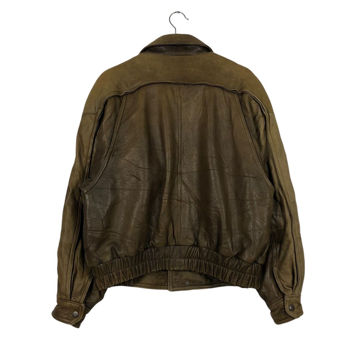 Robert Comstock VINTAGE BOMBER BIKER GENUINE LEATHER JACKET ROBERT COMSTOCK Size US L / EU 52-54 / 3 - 10 Thumbnail