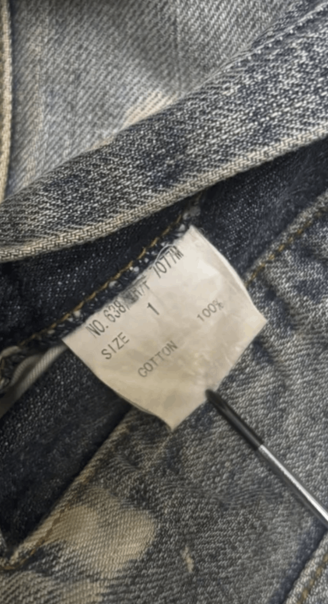 Le Grande Bleu (L.G.B.) le grand bleu l.g.b destroyed denim jacket lgb Size S / US 4 / IT 40 - 9 Thumbnail