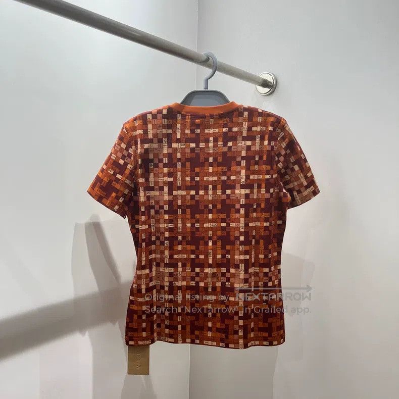 Hermes Hermes 25SS Printed Slogan Plaid Short Sleeve Size XS / US 0-2 / IT 36-38 - 2 Thumbnail