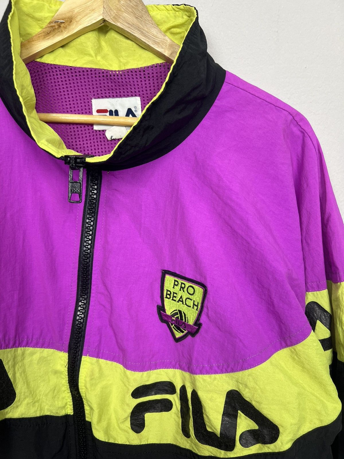 Fila Vintage 90s FILA Pro Beach Windbreaker - Made in USA Size US M / EU 48-50 / 2 - 3 Thumbnail