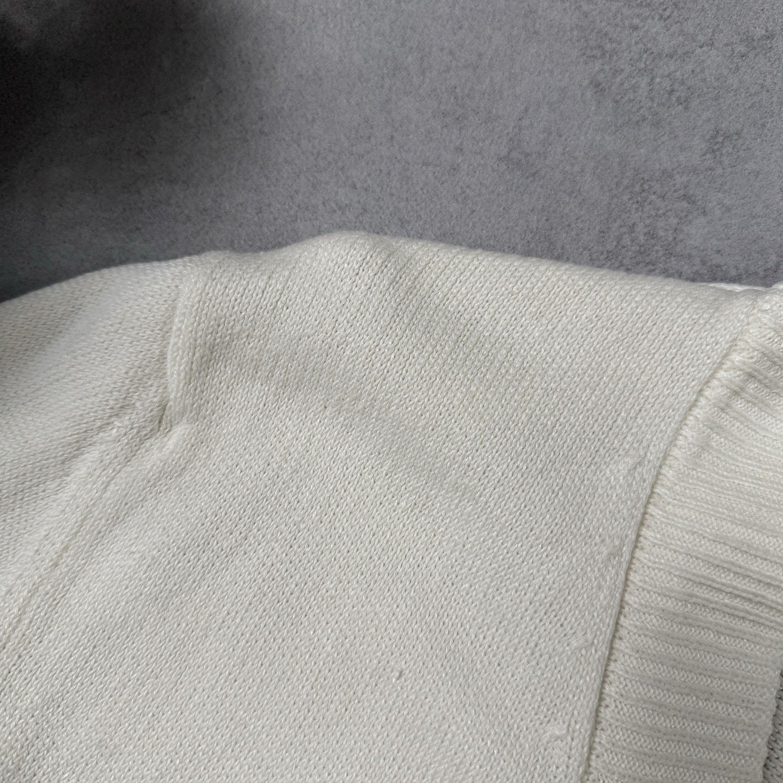 Zanone Zanone Men Linen/Cotton Cardigan Size 50 White Made In Italy Size US M / EU 48-50 / 2 - 3 Thumbnail